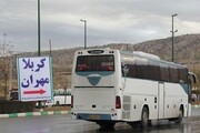 تسيير خط حافلات نقل الركاب بين طهران والنجف الاشرف