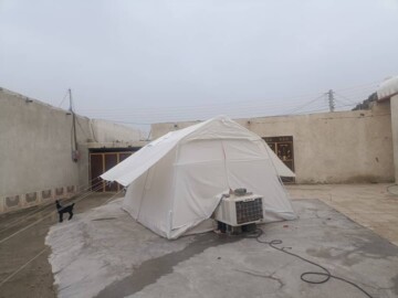 بسیج تمام امکانات شهرستان نیکشهر برای کمک به جبران خسارات زلزله در منطقه آبگاه و کوچینک