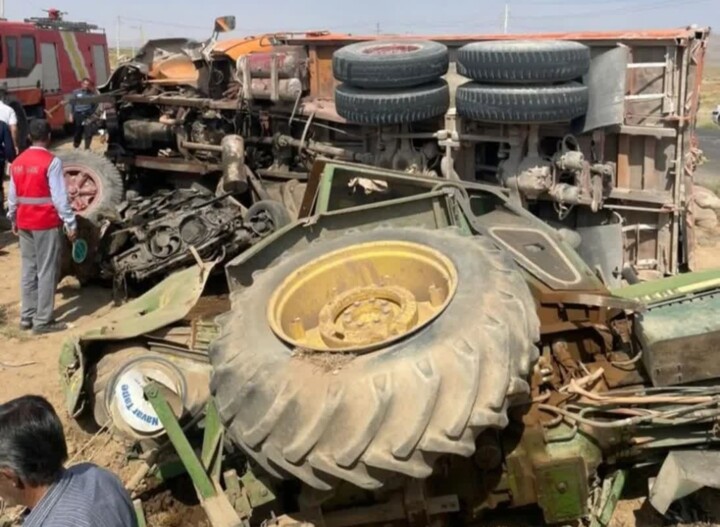 تصادف در آباده فارس ۲ کشته و ۲ زخمی برجا گذاشت