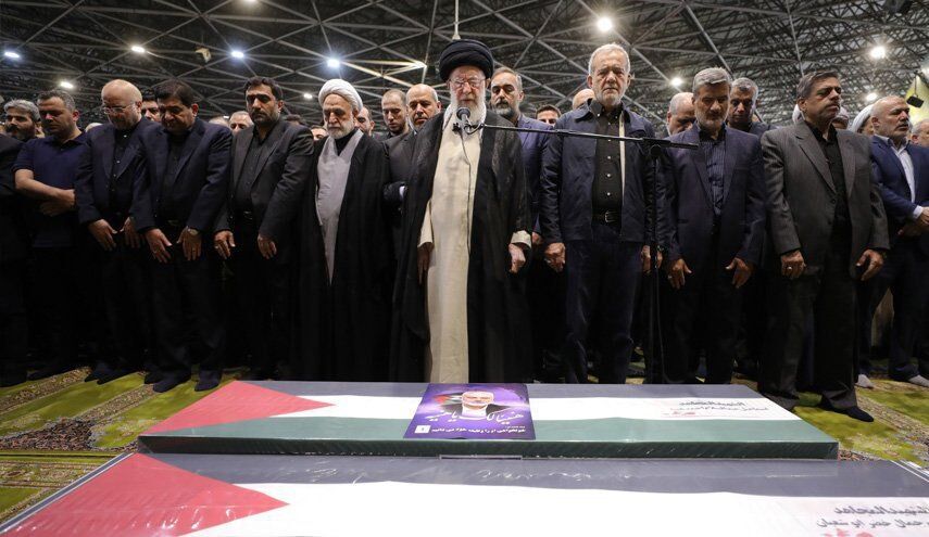 İslam İnqilabının Ali Rəhbəri şəhid Həniyyənin gəlinini cəsur sözlərinə görə alqışlayıb
