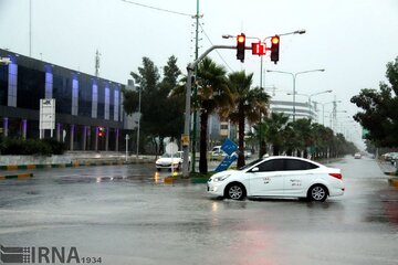 ۵۰ میلی متر بارش موسمی در جنوب شرق/ آسمان جنوب برای هفتمین روز متوالی بارانی شد 