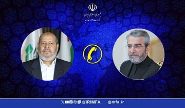 Conversation téléphonique de Bagheri avec le chef adjoint du bureau politique du Hamas