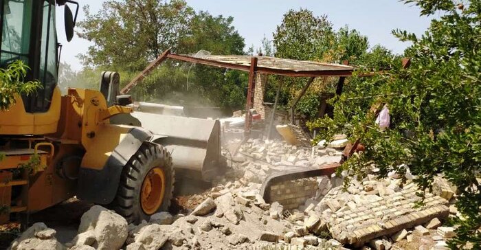 آزاد سازی ۱۵۰ هکتار اراضی زراعی در چهارباغ