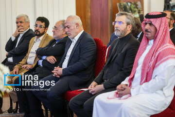 Ceremonia de conmemoración del mártir Ismail Haniya en Teherán