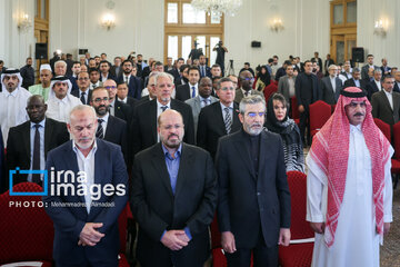 Ceremonia de conmemoración del mártir Ismail Haniya en Teherán