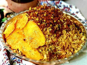 طرز تهیه ونوشک پلو (بنه پلو) کرمانشاهی در ۶ مرحله ساده