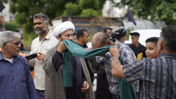 کاروان پیاده روی لبیک یا زینب(س) شهرستان قشم راهی کربلا شدند