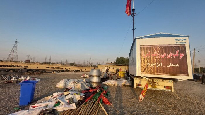 شکوه خدمت به زائران اربعین در ۱۹۶ موکب همدان