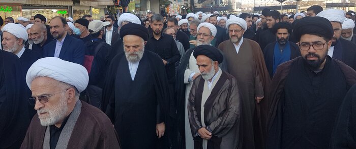 پیکر همسر آیتالله شبیری زنجانی در حرم حضرت معصومه(س) به خاک سپرده شد