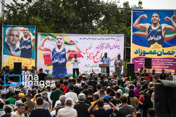 Pueblo de Juybar y Behshahr dan cálida bienvenida a sus medallistas en JJOO