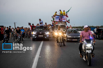 Pueblo de Juybar y Behshahr dan cálida bienvenida a sus medallistas en JJOO