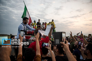 Pueblo de Juybar y Behshahr dan cálida bienvenida a sus medallistas en JJOO