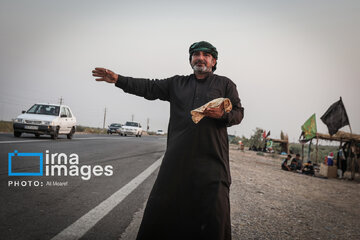 Des Mawkibs du pèlerinage d'Arbaïne à la frontière iranienne de Chazabeh