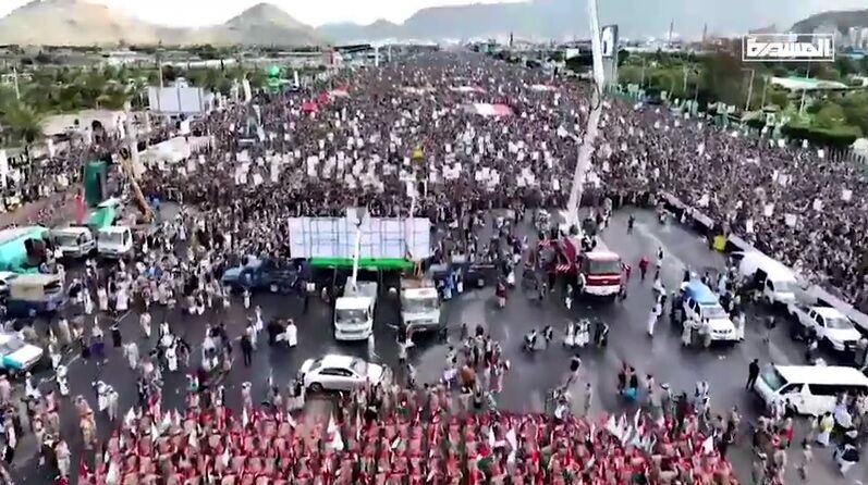 Yemeni people hold massive rallies to show support for Palestine