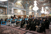 Ceremonia de despedida a al convoy paralímpico en el santuario del Imam Reza (P)