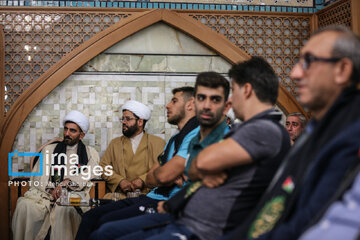 Ceremonia de despedida a al convoy paralímpico en el santuario del Imam Reza (P)