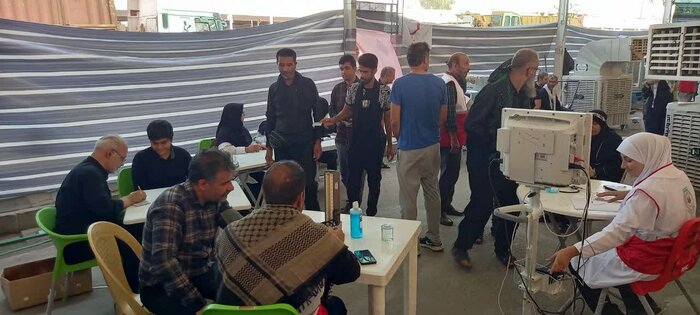 هلال احمر خراسانجنوبی ۲۰ هزار خدمت درمانی به زائران اربعین ارائه داد