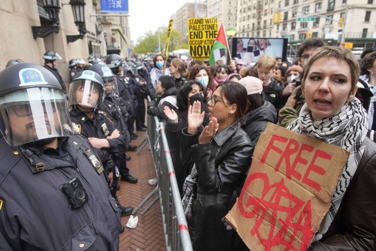 Anhaltende Unterdrückung von US-Studentenprotesten zur Unterstützung Palästinas