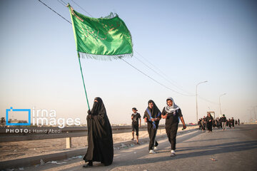 Marcha de Arbaín, ruta Diwaniya