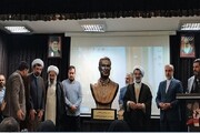 Iran’s SDPN unveils bust of late FM Amirabdollahian