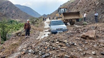 سیل به نقاطی از بخش بلده مازندران خسارت زد