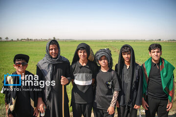 Marche d'Arbaeen:  route de Divaniyeh