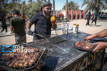 Marche d'Arbaeen:  route de Divaniyeh