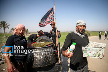 Marche d'Arbaeen:  route de Divaniyeh