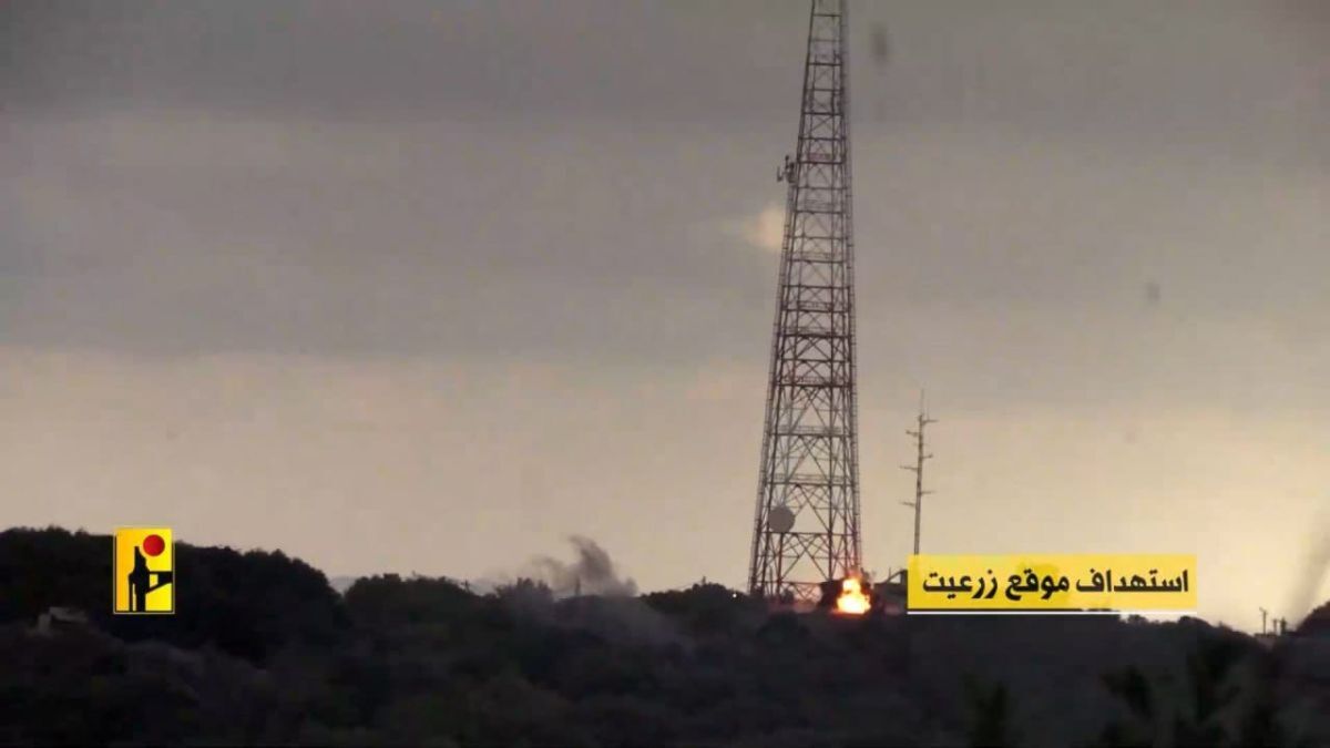 ثكنة "زرعيت" في مرمى قذائف مدفعية حزب الله