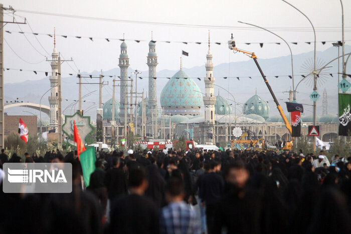 قم در اربعین حسینی، کربلایی شد