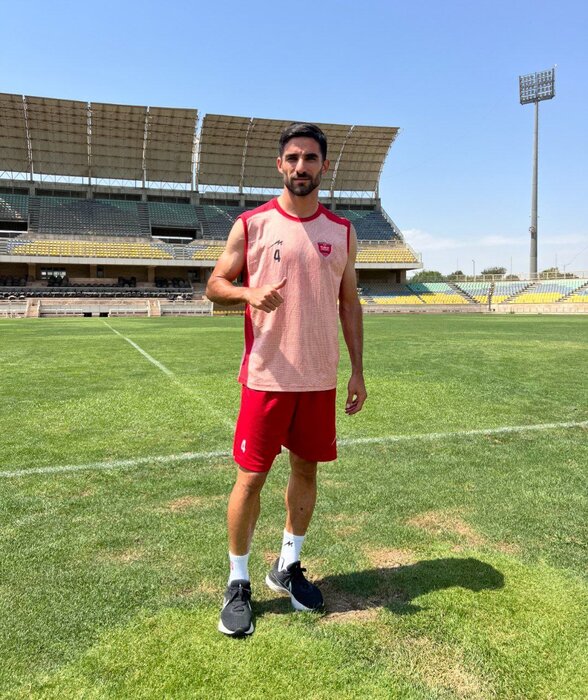 نخستین تمرین میلاد محمدی در پرسپولیس