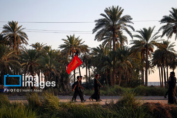 Marche d'Arbaeen: région de Salahiyeh