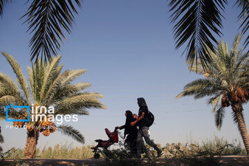 Marche d'Arbaeen: région de Salahiyeh