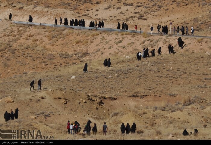 کاروان‌ «دلدادگان اربعین» در مسیر  امامزاده‌های سمیرم