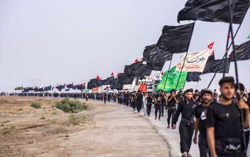 Pilgrims arrive in Karbala on last leg of Arbaeen trek