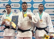 Iranian cadet judokas win gold medal in Asian championships after a decade