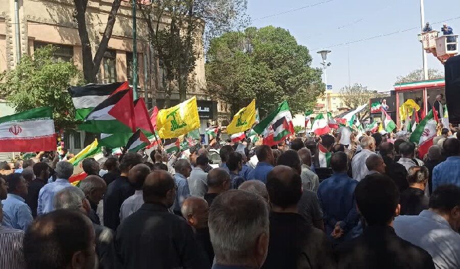 راهپیمایی ضد صهیونیستی «جمعه خشم» در تبریز برگزار شد راهپیمایی ضد صهیونیستی «جمعه خشم» در تبریز برگزار شد