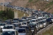 ترافیک در مبادی ورودی به مازندران سنگین است