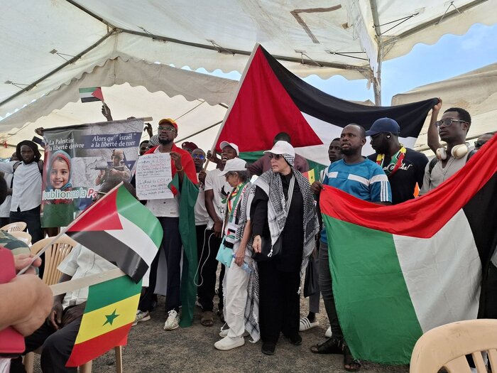 Palestine – Afrique : le Premier ministre du Sénégal participe à une mobilisation pro-Gaza