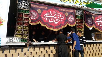 خدمت‌رسانی ۳۰ گروه جهادی خراسان‌شمالی به زائران امام رضا(ع)