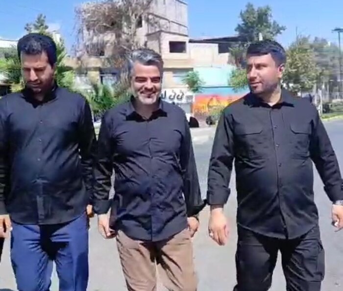 پیادهروی جاماندگان ارض توس در پیشوا برگزار شد