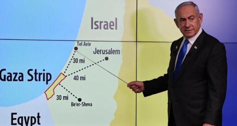 L'ambassade d'Iran réagit à la présentation par Netanyahou d'une fausse carte du Moyen-Orient