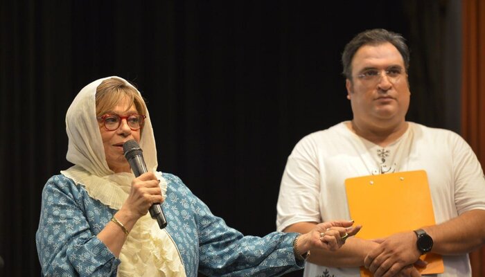 بزرگداشت فرامرز قریبیان/ تهمینه میلانی: هزار بار «گوزنها» را با همکلاسیهایم دیدم+ عکس