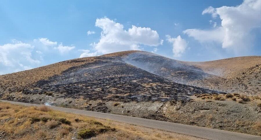 حریق مراتع اهر مهار شد/ ۲۰۰ هکتار از مراتع قوشاداغ سوخت حریق مراتع اهر مهار شد/ ۲۰۰ هکتار از مراتع قوشاداغ سوخت