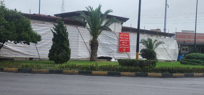 مرمت «سر در تاریخی بابل» آغاز شد