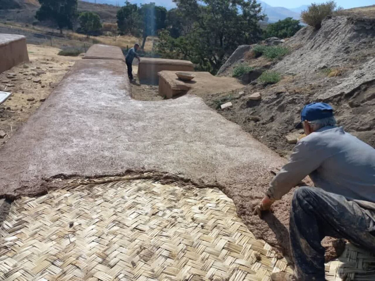 ایجاد پوشش حفاظتی در مجموعه باستانی هگمتانه