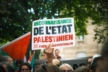 Le rassemblement pour la Palestine hier à Paris