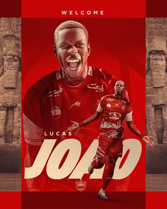 رونمایی شبانه از مهاجم جدید سرخها؛ ژائو به پرسپولیس پیوست