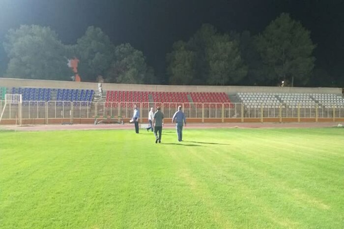 ورزشگاه آزادی کرمانشاه آماده برگزاری رقابتهای فوتبال لیگ دسته اول کشور شد