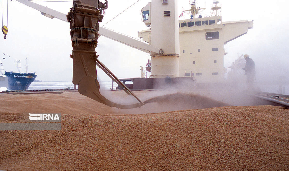 آغاز پهلوگیری و تخلیه ۶۶ هزار تُن گندم کیفی در بندر شهید رجایی هرمزگان